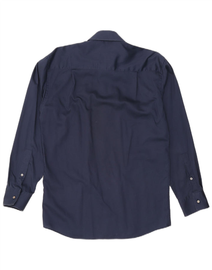 Camisa Calvin Klein para hombre talla 40 mediana azul marino