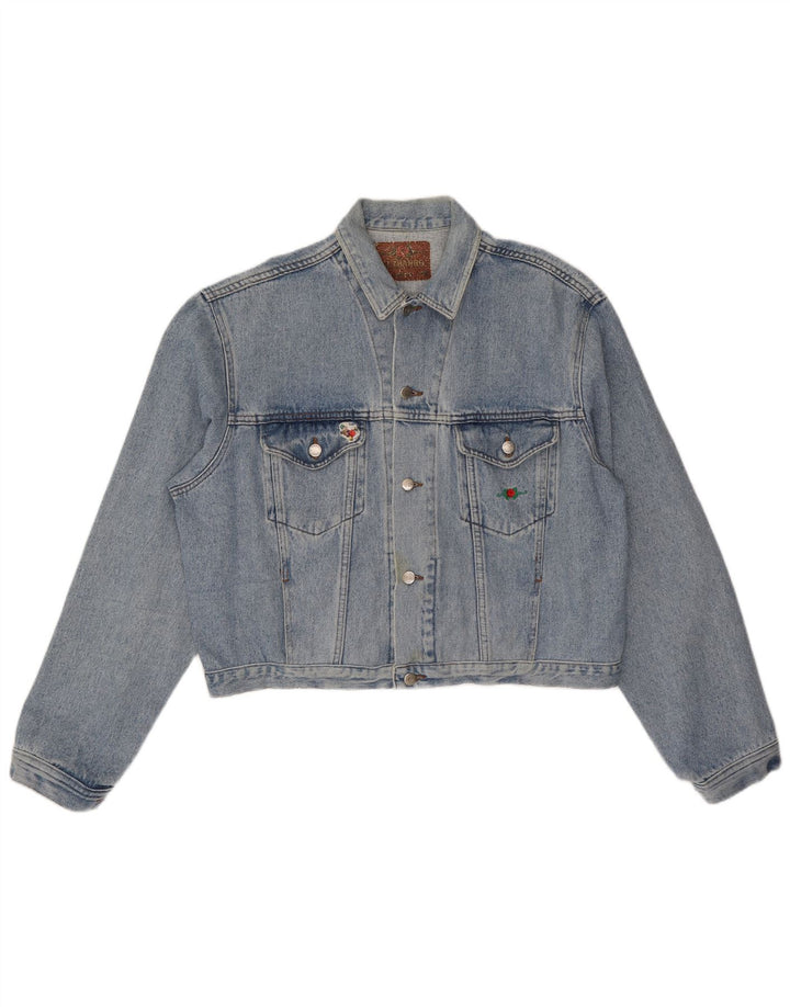 El Charro Chaqueta Vaquera Extragrande para Mujer UK 18 XL Algodón Azul