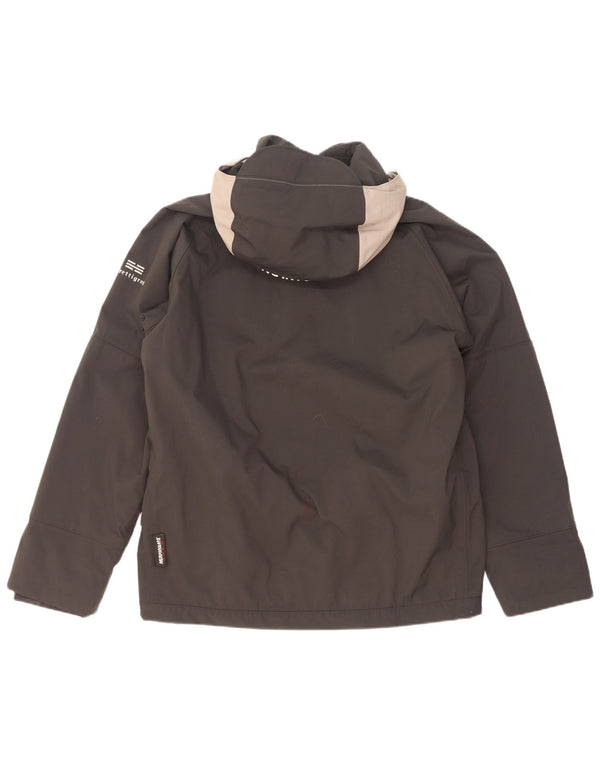 Murphy & Nye Chaqueta Cortavientos con Estampado Holgado para Hombre UK 36 Small Black