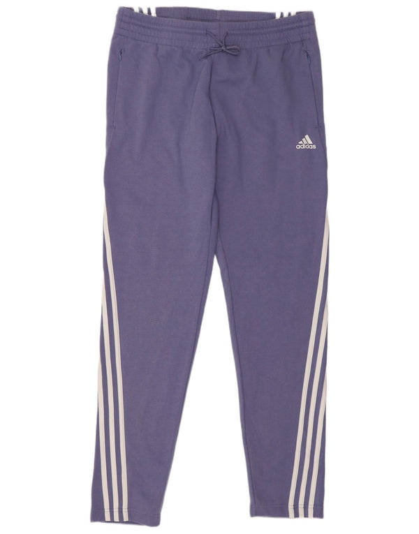 Adidas Mujer Chándal Pantalones Joggers UK 4-6 XS Púrpura Algodón