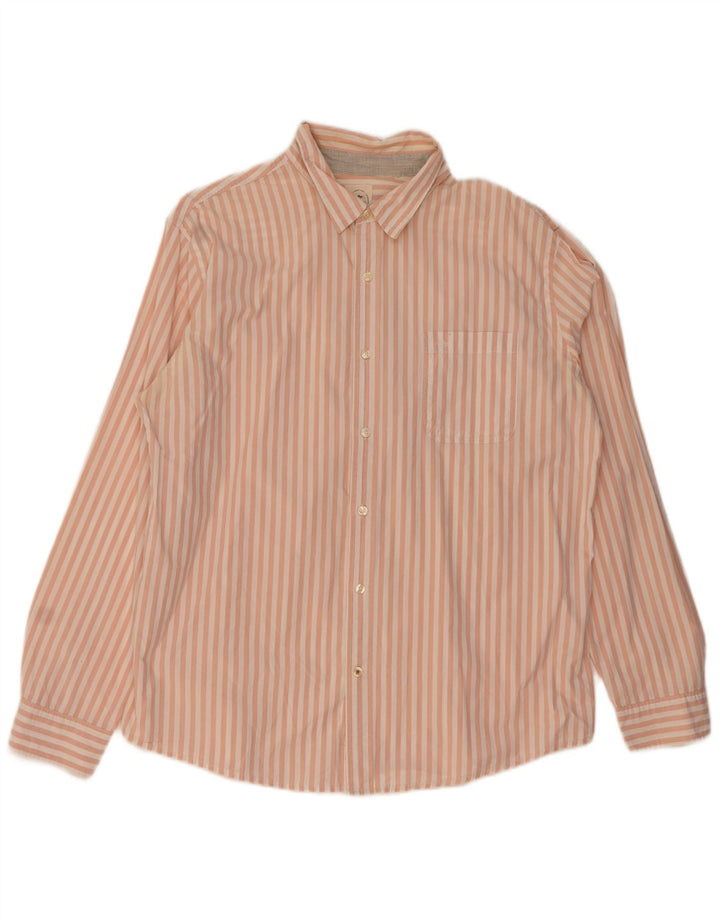 Dockers Camisa Slim Fit Hombre XL Rosa Rayas