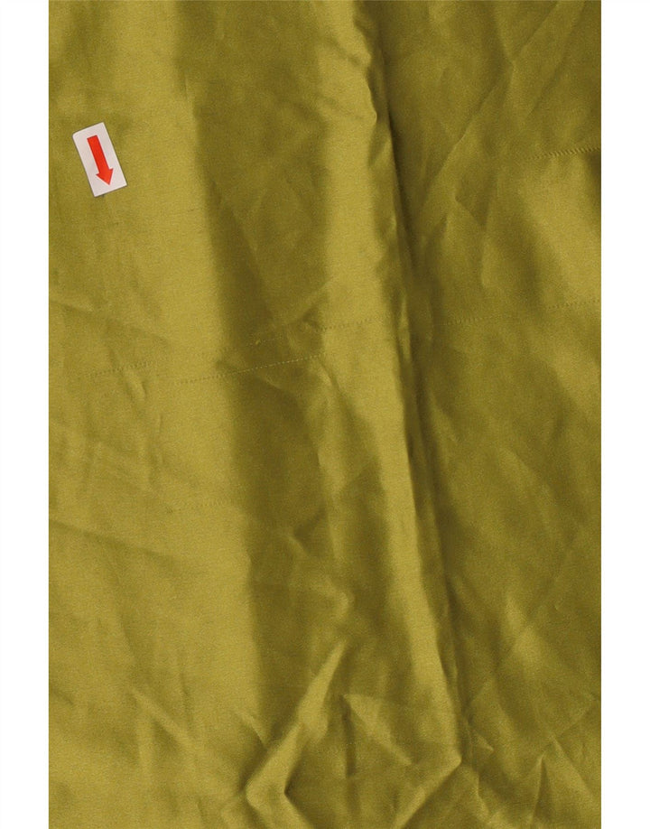 Vintage mujer delantal vestido Reino Unido 14 verde grande