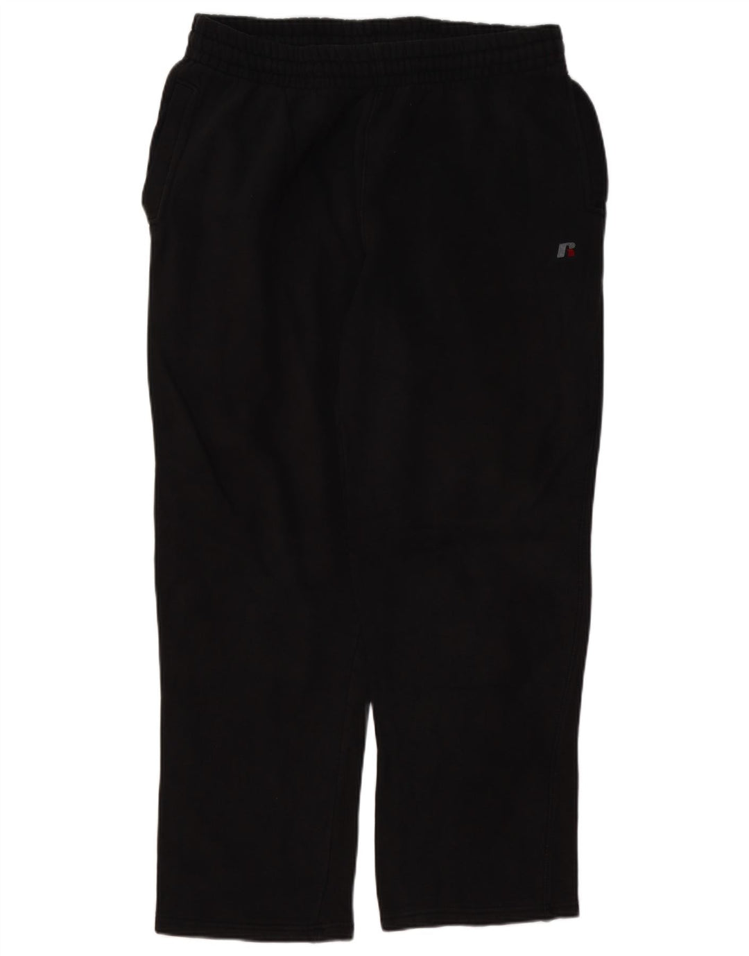 RUSSELL ATHLETIC Pantalones de chándal para hombre, talla grande, algodón negro