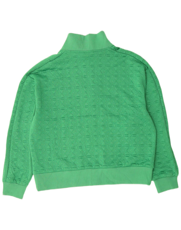 Puma Hombre Chándal Top Chaqueta XL Verde Geométrico Poliéster