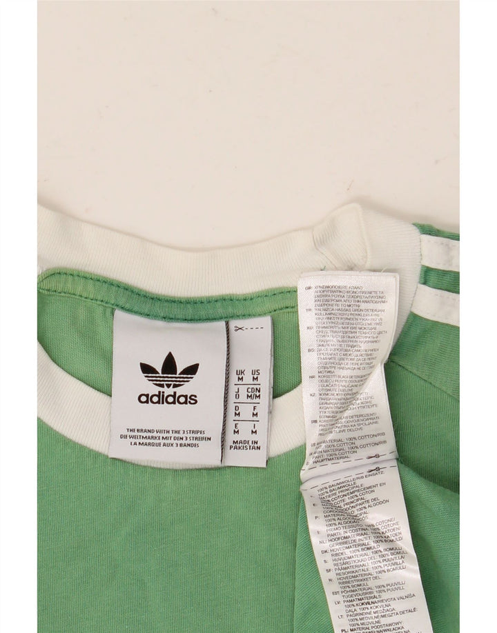 ADIDAS Camiseta Hombre Top Algodón Verde Medio