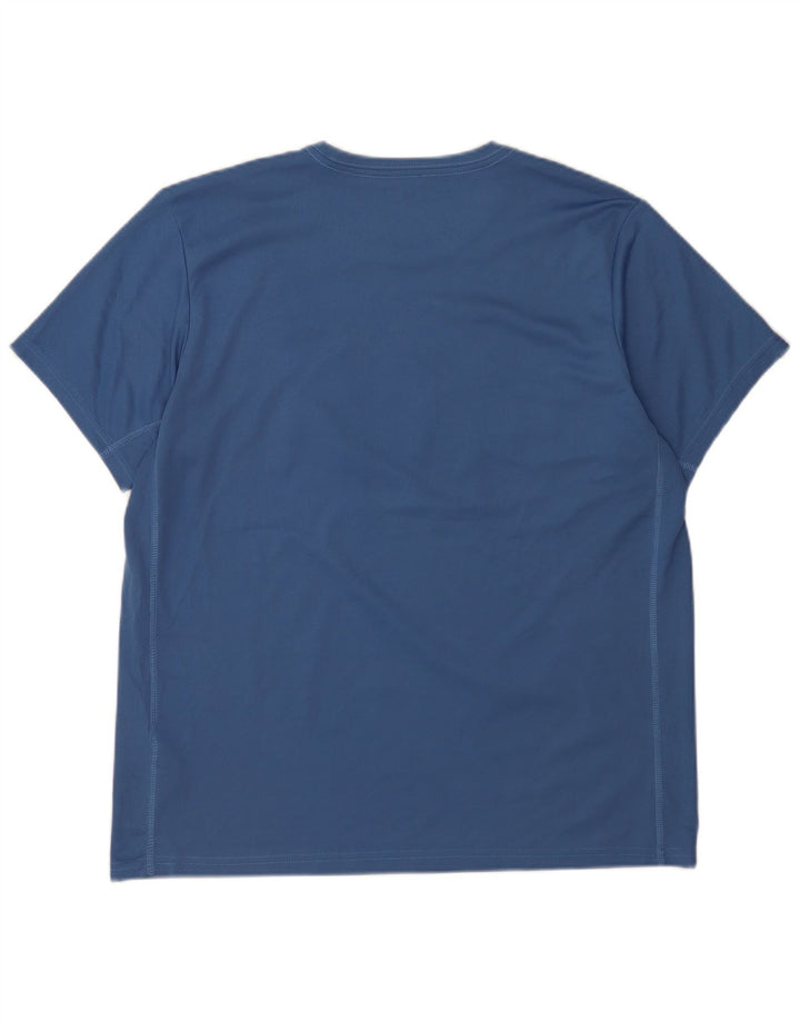 Asics Camiseta Gráfica Hombre Top XL Poliéster Azul