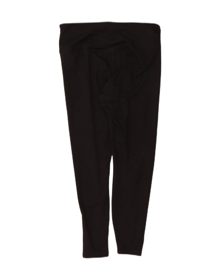 PUMA Womens Crop Leggings UK 14 Medium  Black Polyester Vintage Puma and Second-Hand Puma from Messina Hembry 