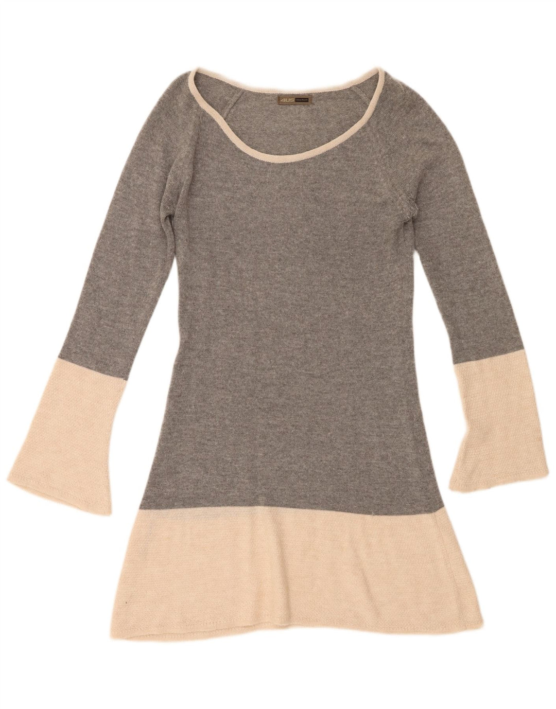 Cesare Paciotti 4US Vestido tipo jersey para mujer IT 42 Bloque de color gris medio