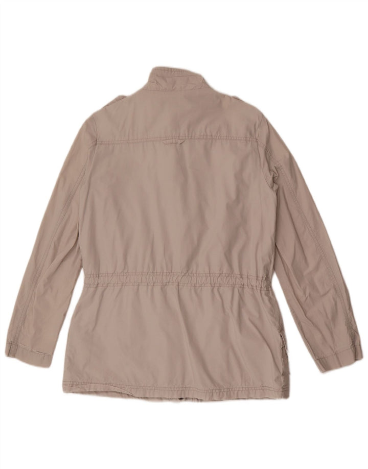 Zara Mujer Chaqueta Militar UK 10 Small Off White