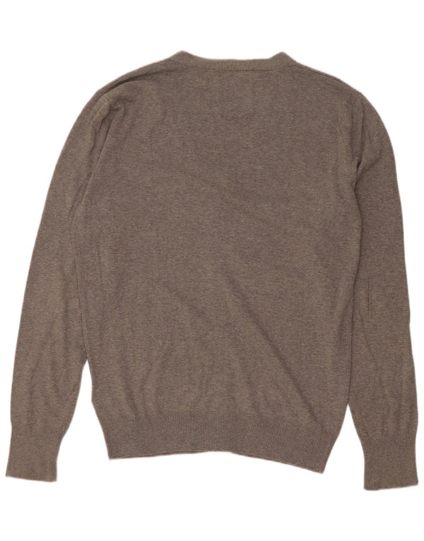 Diesel Hombre Cárdigan Suéter XL Algodón Gris