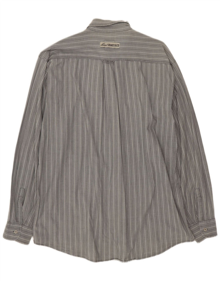 Camisa LEVI'S Hombre XL Gris Raya diplomática