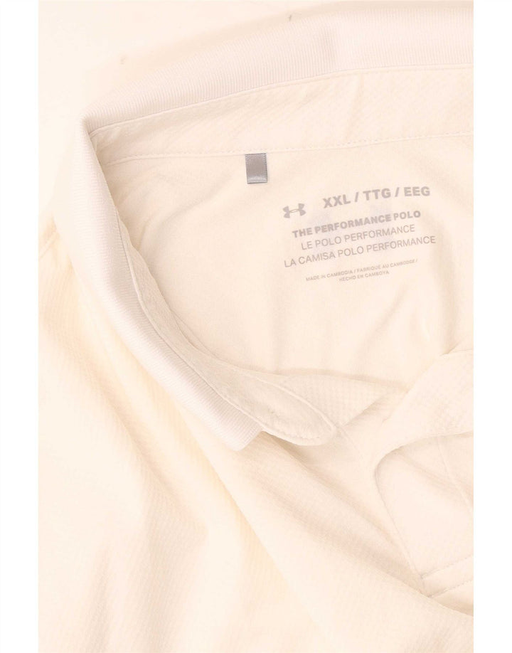 Polo Under Armour Hombre 2XL Blanco