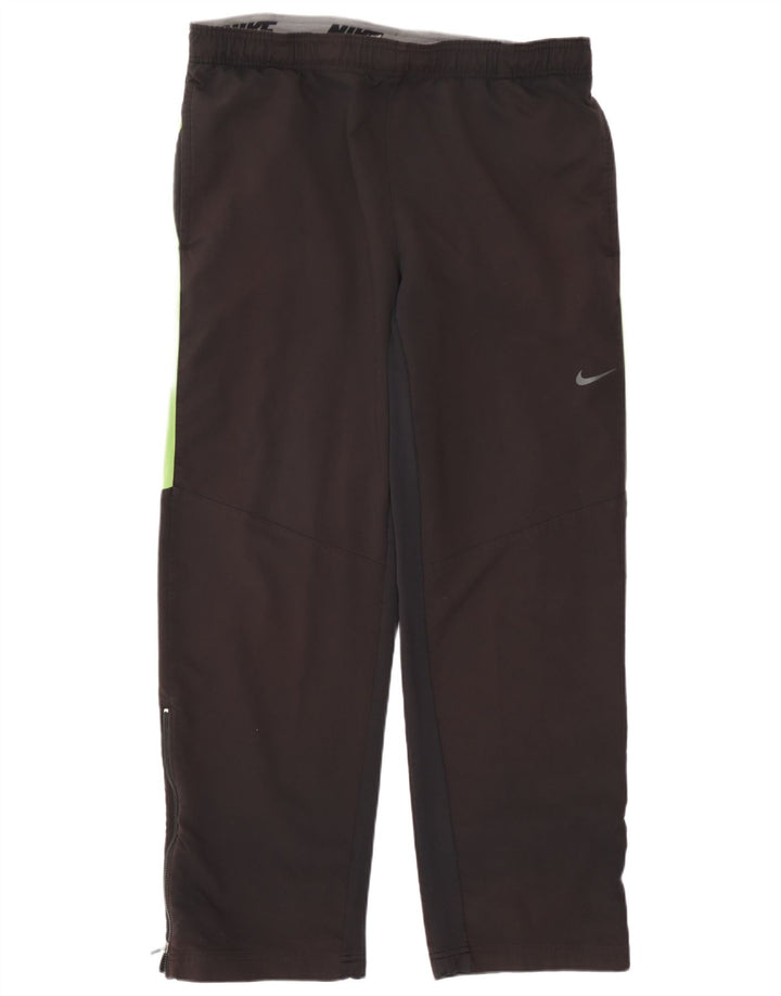 Nike - Pantalones de chándal Dri Fit para hombre, tamaño grande, color negro, poliéster