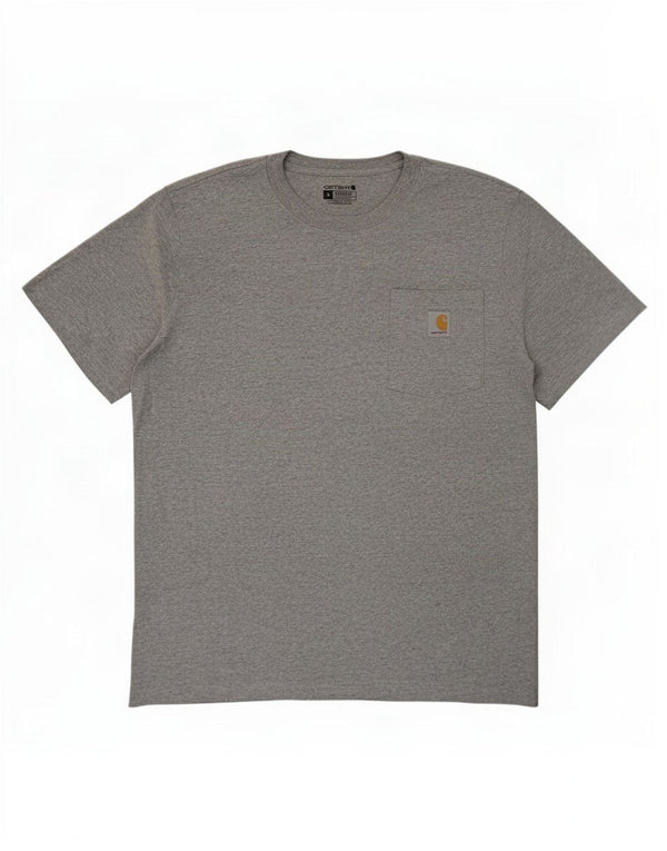 Carhartt Hombre Camiseta Relaxed Fit Top Algodón Gris Medio