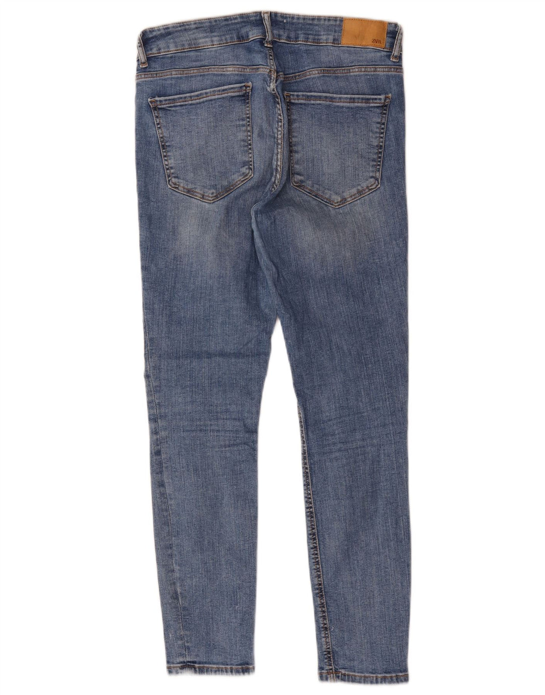 Zara Vaqueros Pitillo Mujer EU 40 Mediano W30 L27 Azul