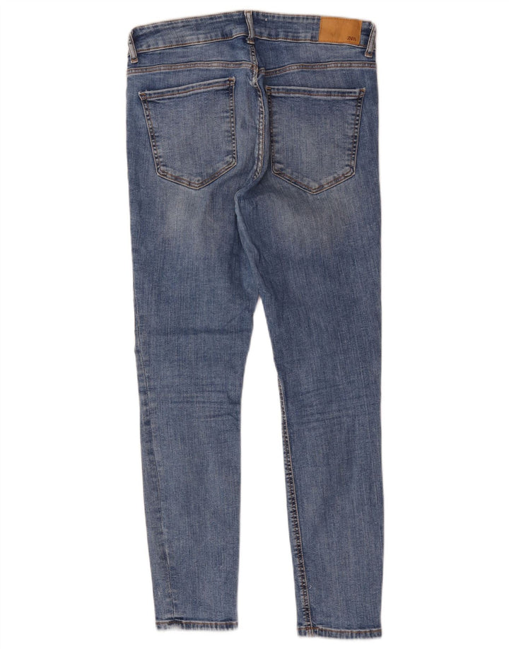 Zara Vaqueros Pitillo Mujer EU 40 Mediano W30 L27 Azul