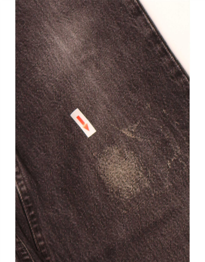 Vaqueros rectos desgastados 901 para mujer Levi's W28 L27 Algodón gris