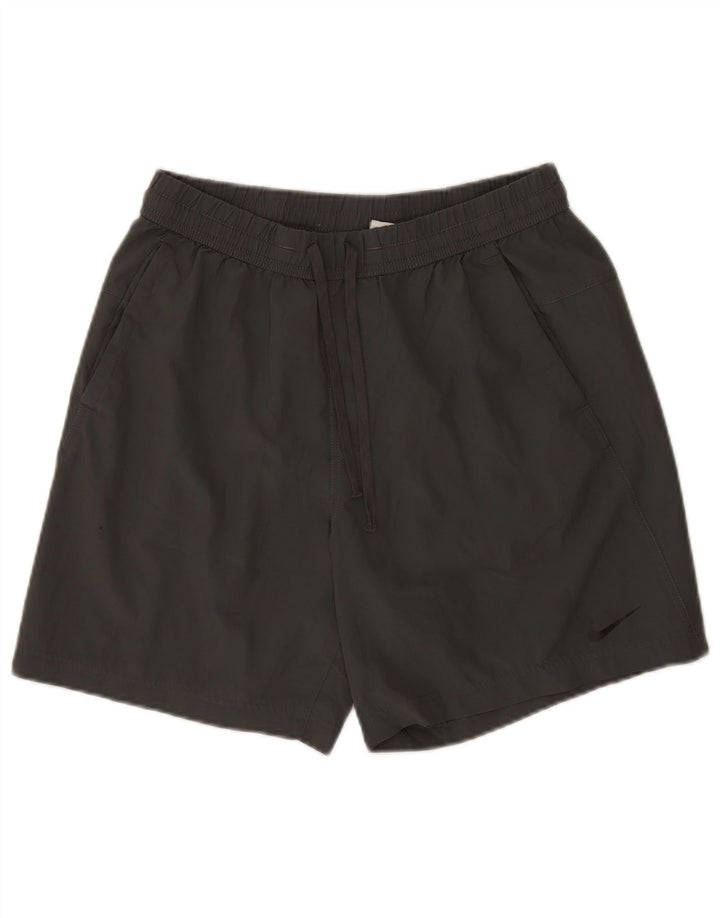 Pantalones cortos deportivos Nike Dri Fit para hombre Poliéster gris medio