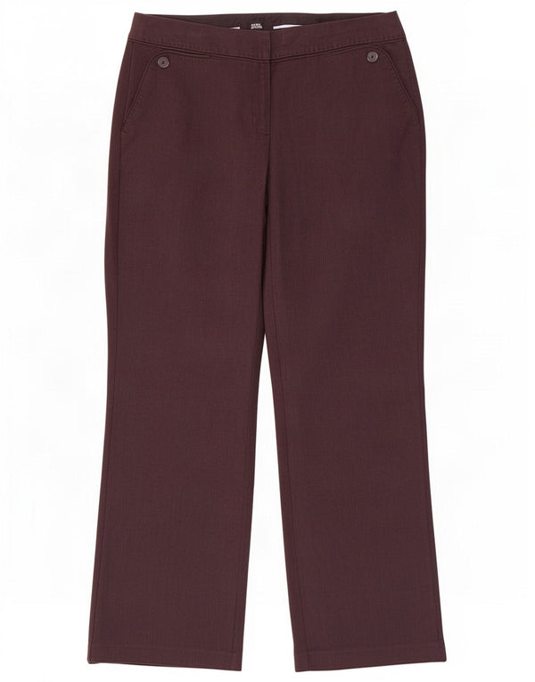 Pantalones informales Marks & Spencer para mujer UK 14 Medium W34 L30 Grey