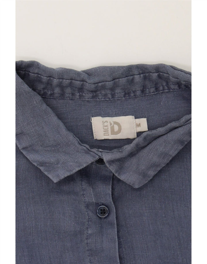DACK'S Womens Shirt Medium Navy Blue Vintage Dack's and Second-Hand Dack's from Messina Hembry 