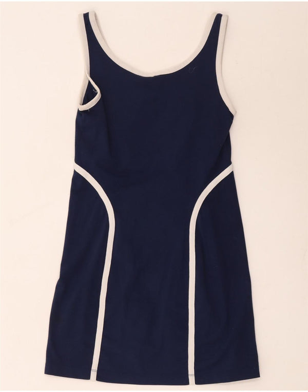 Nike Vestido de tenis Dri Fit para mujer US 8/10 Medium Azul marino Colorblock