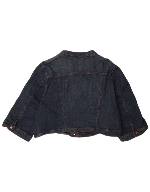 Autograph Chaqueta vaquera para mujer UK 40 XL Algodón azul marino