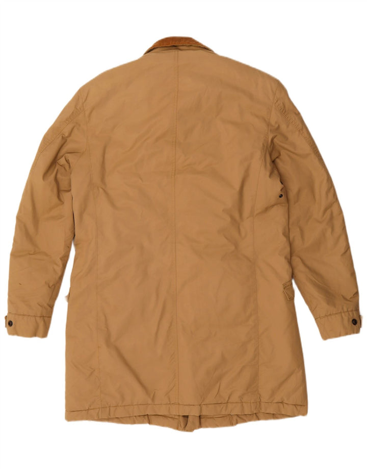 TRUSSARDI Mens Padded Coat IT 48 Medium Beige