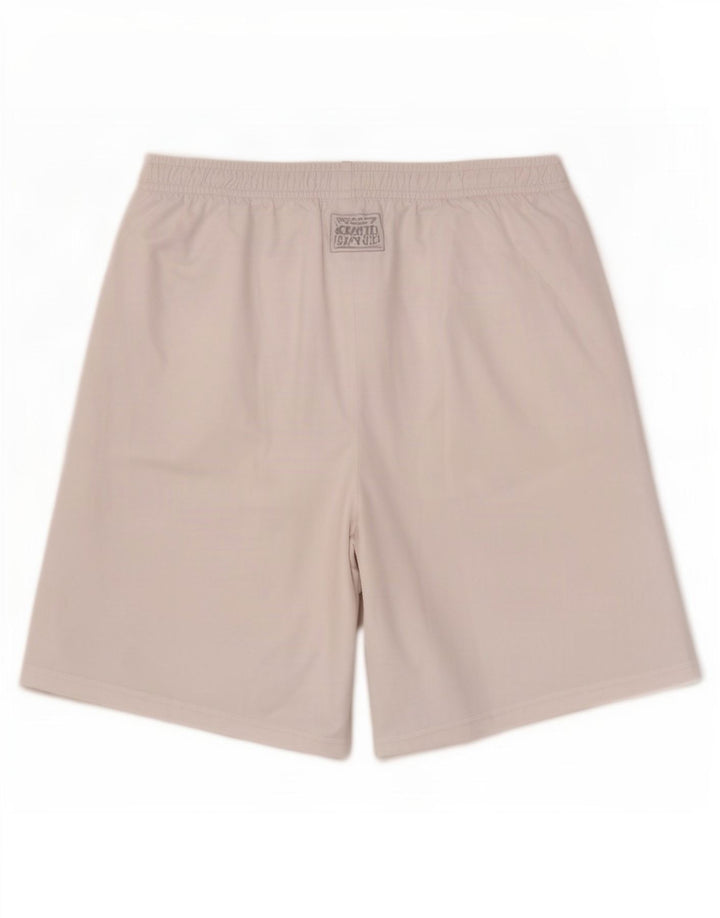 Puma Pantalones cortos deportivos para hombre poliéster blanco grande