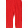 Pantalón De Traje Recto Hombre Kartel W38 L33 Poliéster Rojo