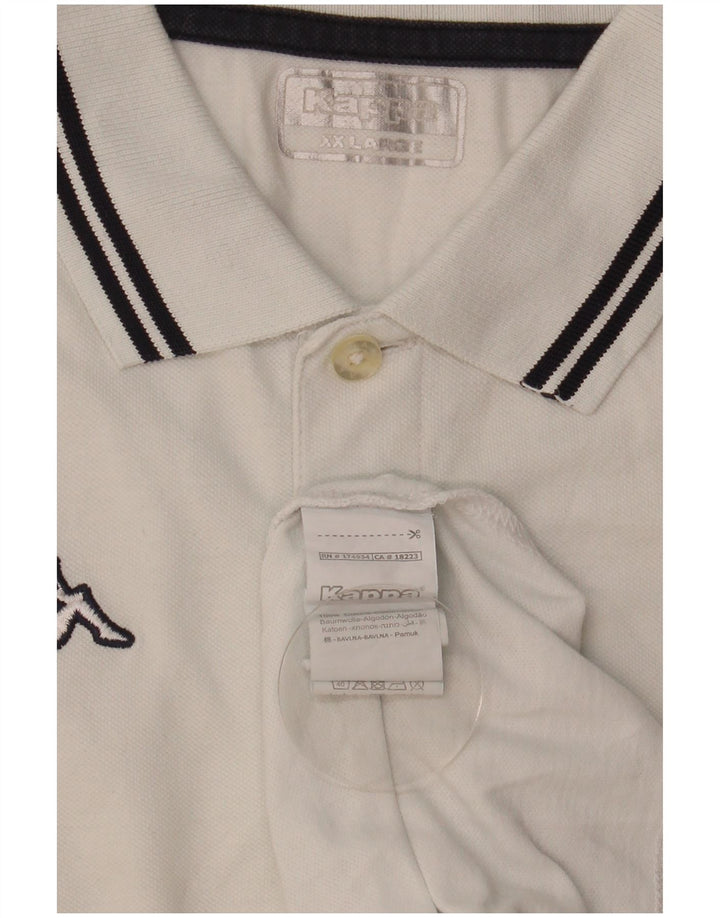 KAPPA Polo Hombre 2XL Algodón Blanco