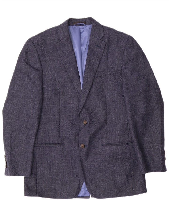 CHAPS Chaqueta tipo blazer de 2 botones para hombre UK 38 Mediano Azul marino Poliéster