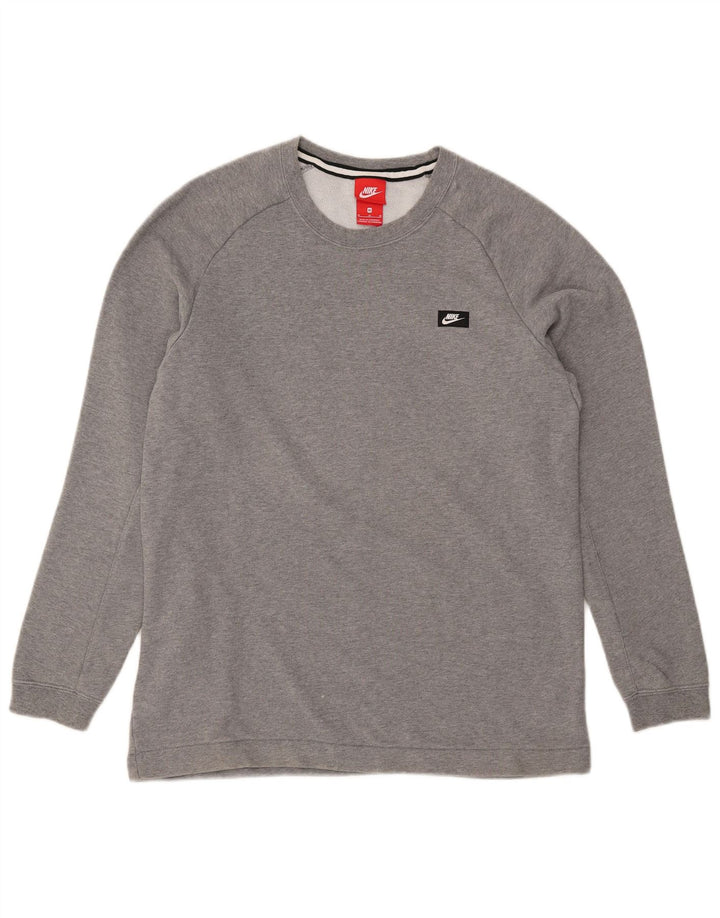 Sudadera Nike Jumper Gris Medio De Algodón Moteado
