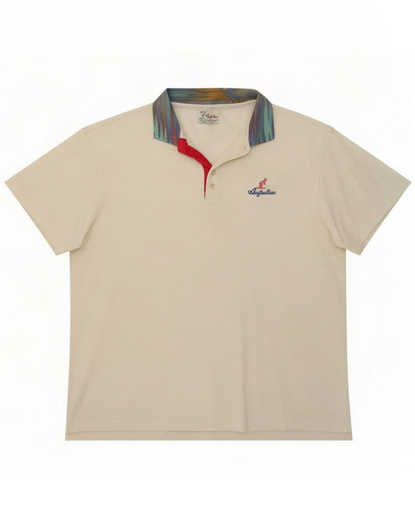 AUSTRALIAN L'ALPINA Polo para hombre IT 58 2XL Algodón blanco