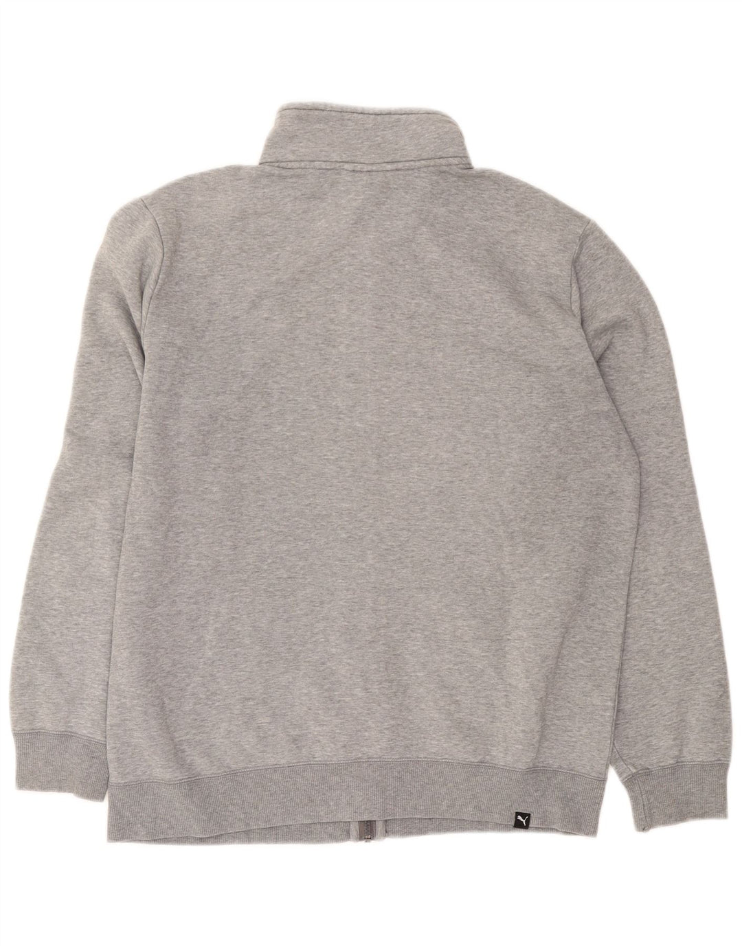 Puma Chaqueta de chándal para hombre de algodón moteado gris grande