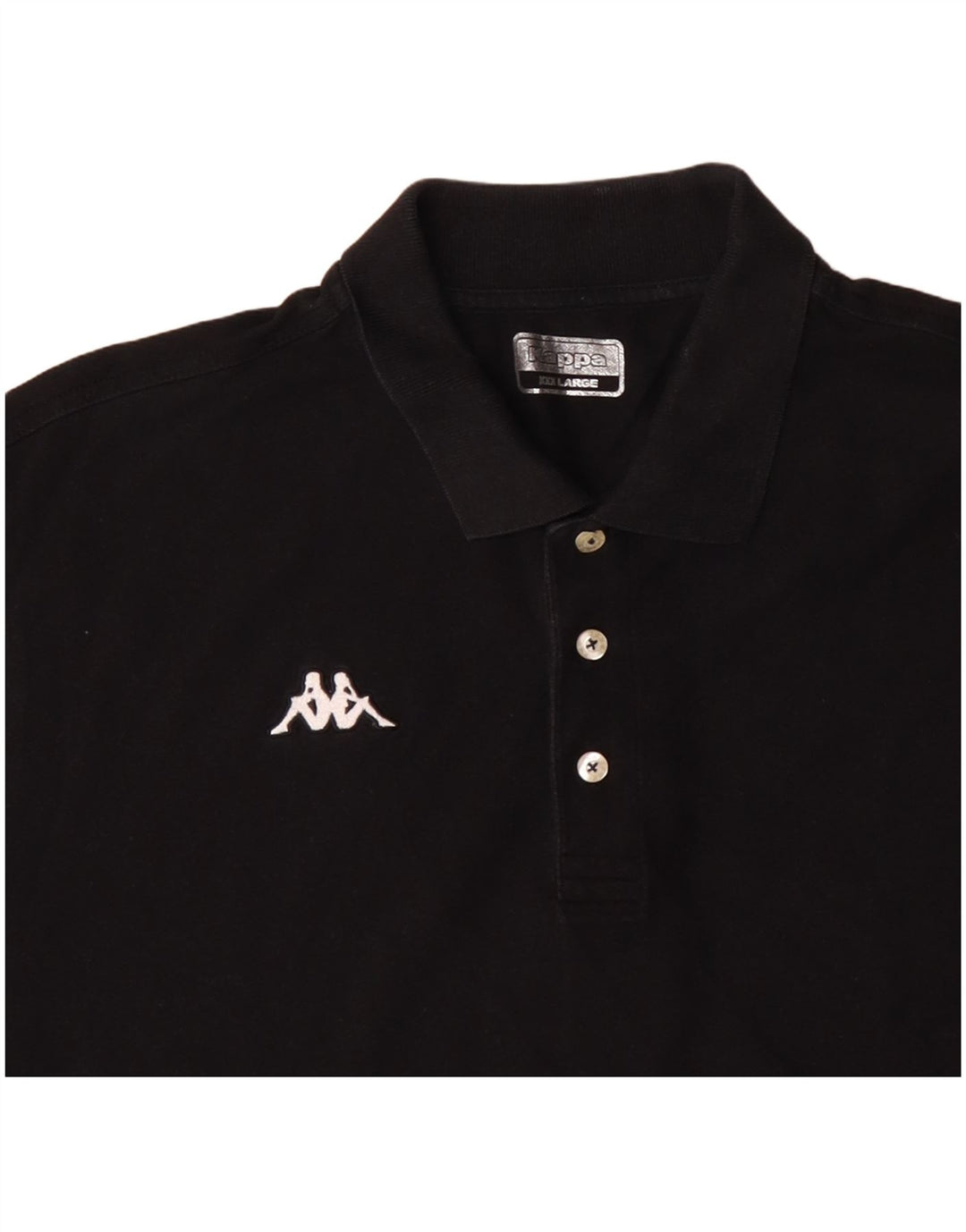 KAPPA Polo Hombre 3XL Algodón Negro