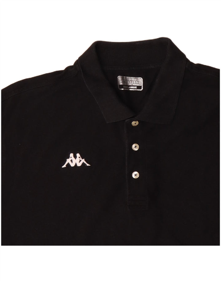 KAPPA Polo Hombre 3XL Algodón Negro