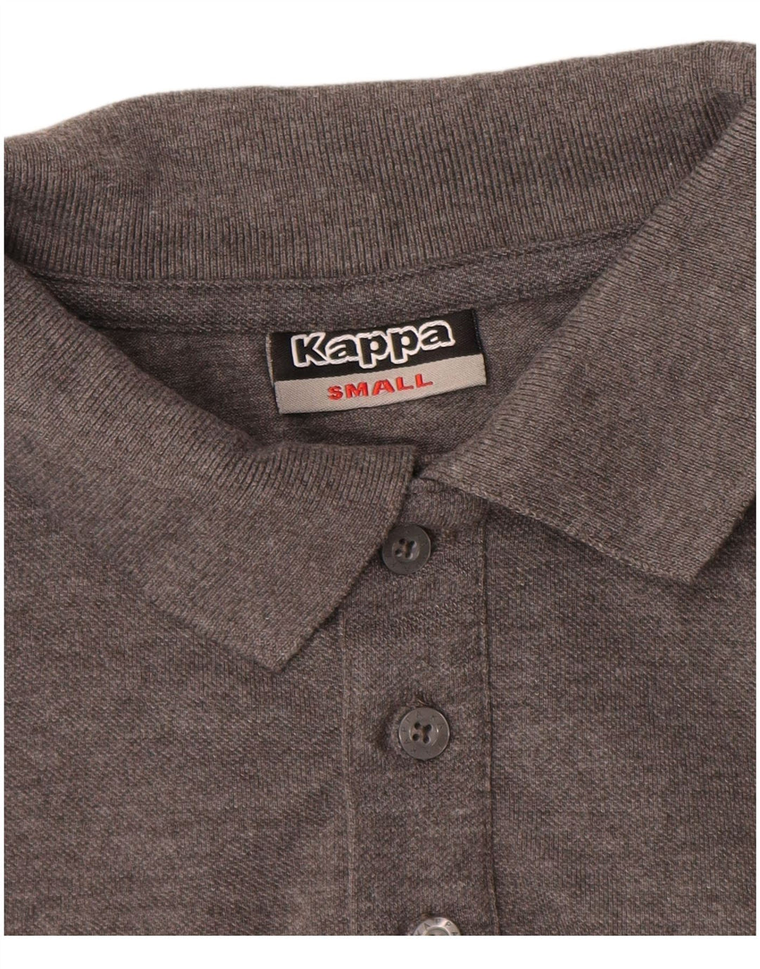 Polo Kappa Hombre Small Gris Poliéster
