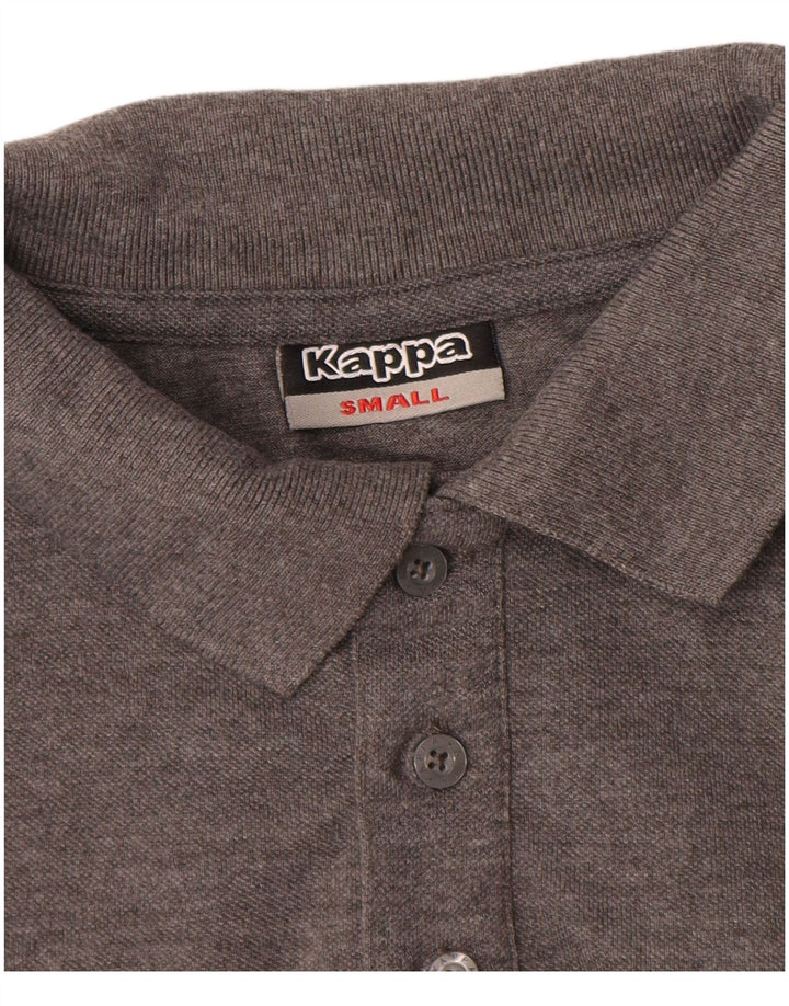 Polo Kappa Hombre Small Gris Poliéster