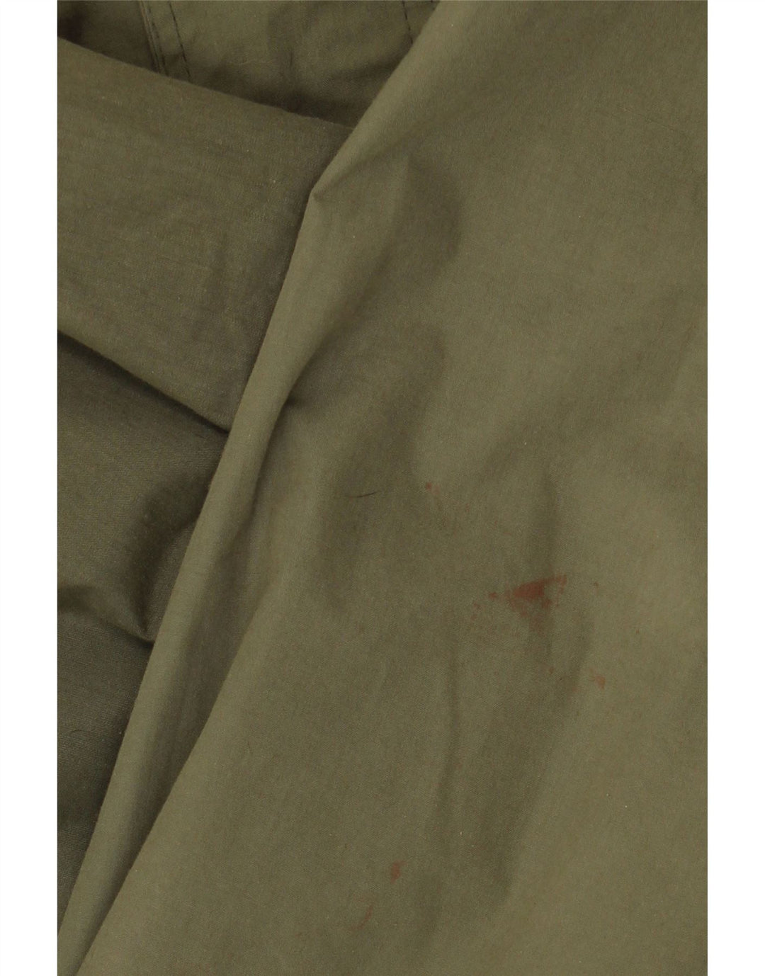 VINTAGE Chaqueta utilitaria con capucha para hombre Reino Unido 38 Poliéster caqui medio