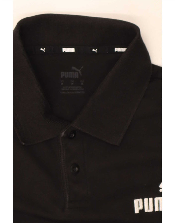 Polo Puma Hombre Negro Mediano