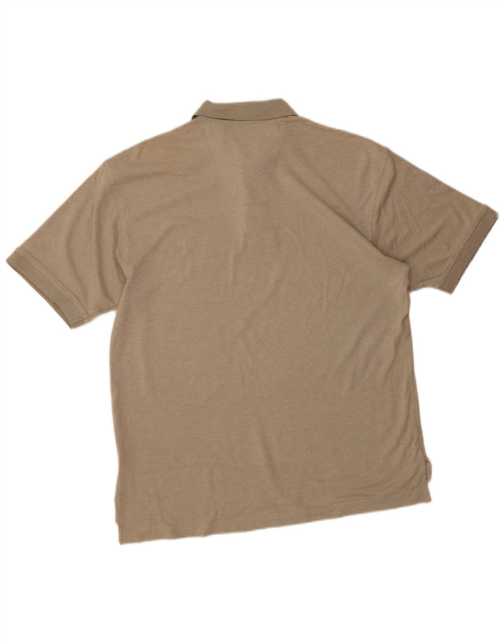 IZOD Polo Hombre Algodón Beige Medio
