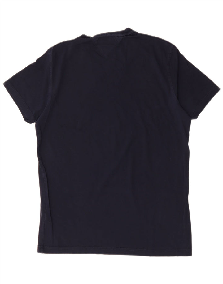 Tommy Hilfiger - Camiseta para hombre, talla grande, color azul marino, algodón