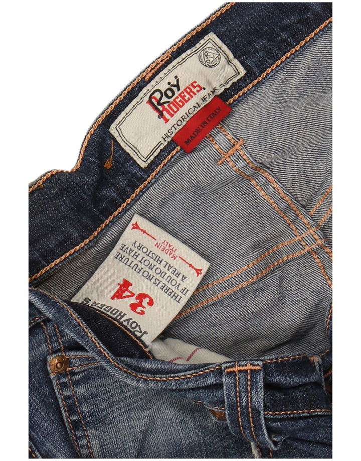 ROY ROGERS Vaqueros ajustados para hombre W34 L34 Algodón azul