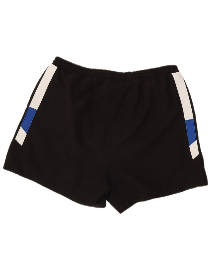 ADIDAS Pantalones cortos deportivos para hombre Grande Negro Colorblock Poliéster