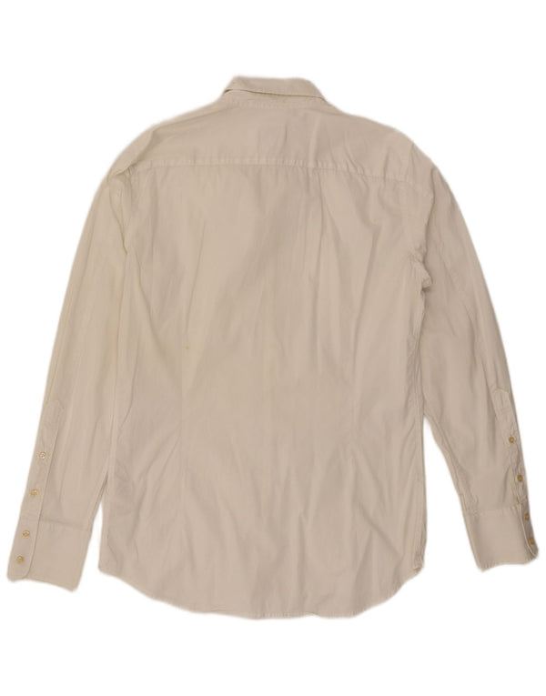 Camisa Diesel Hombre Grande Algodón Blanco
