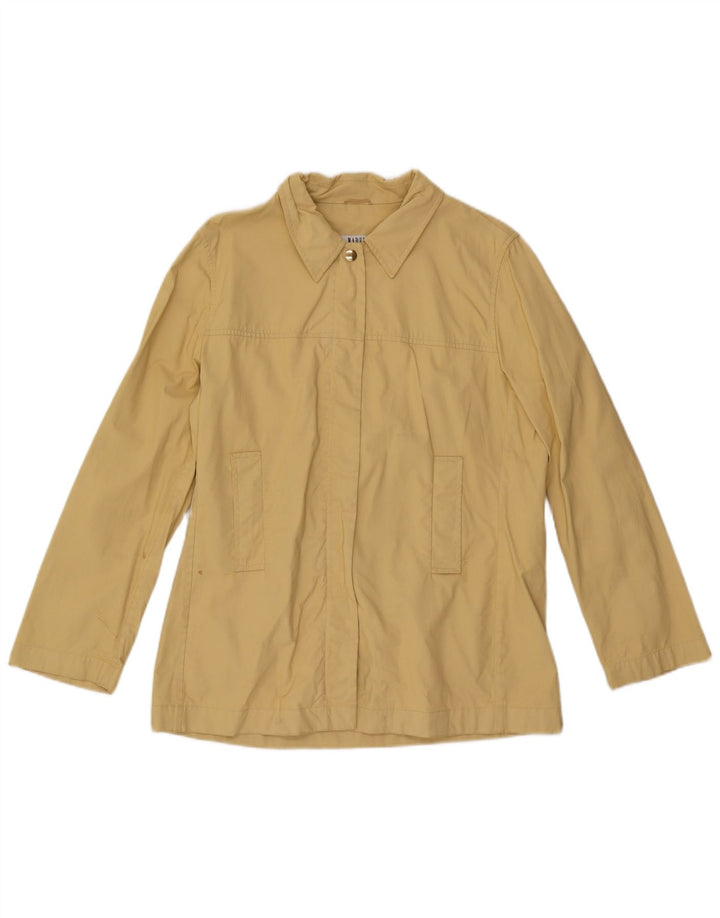 Marella Chaqueta Bomber para Mujer Reino Unido 44 Grande Algodón Amarillo