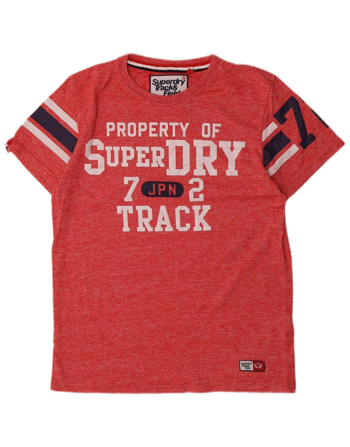 Superdry Camiseta Gráfica De Algodón Rojo Medio Para Hombre