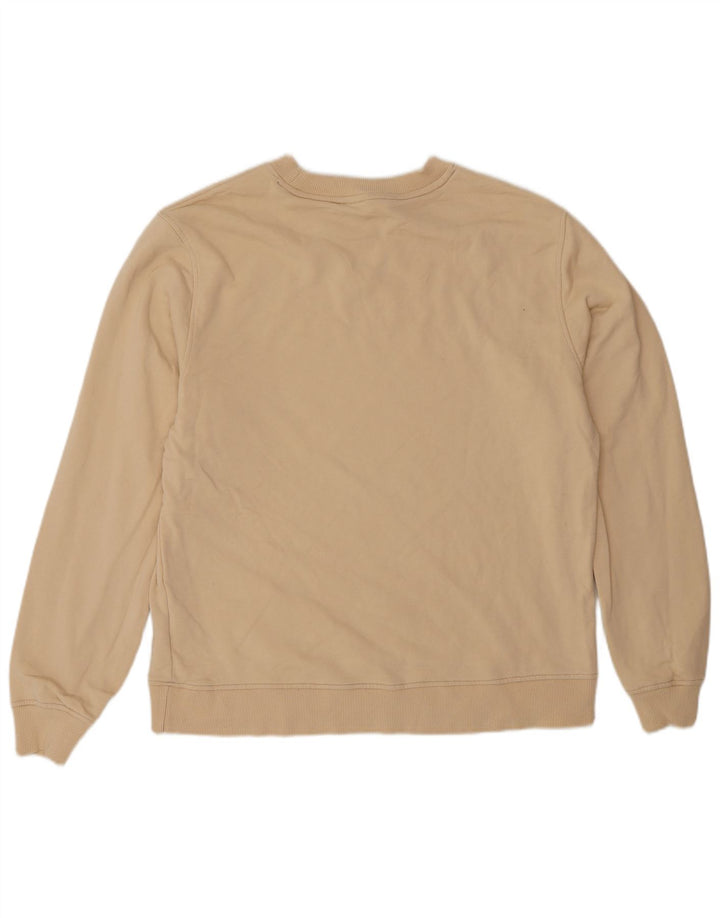 K-Way Hombre Sudadera Jumper Large Beige Algodón