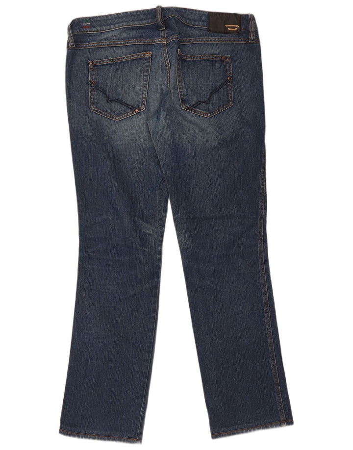 Diesel Mujer Lhela Vaqueros Rectos W32 L32 Algodón Azul