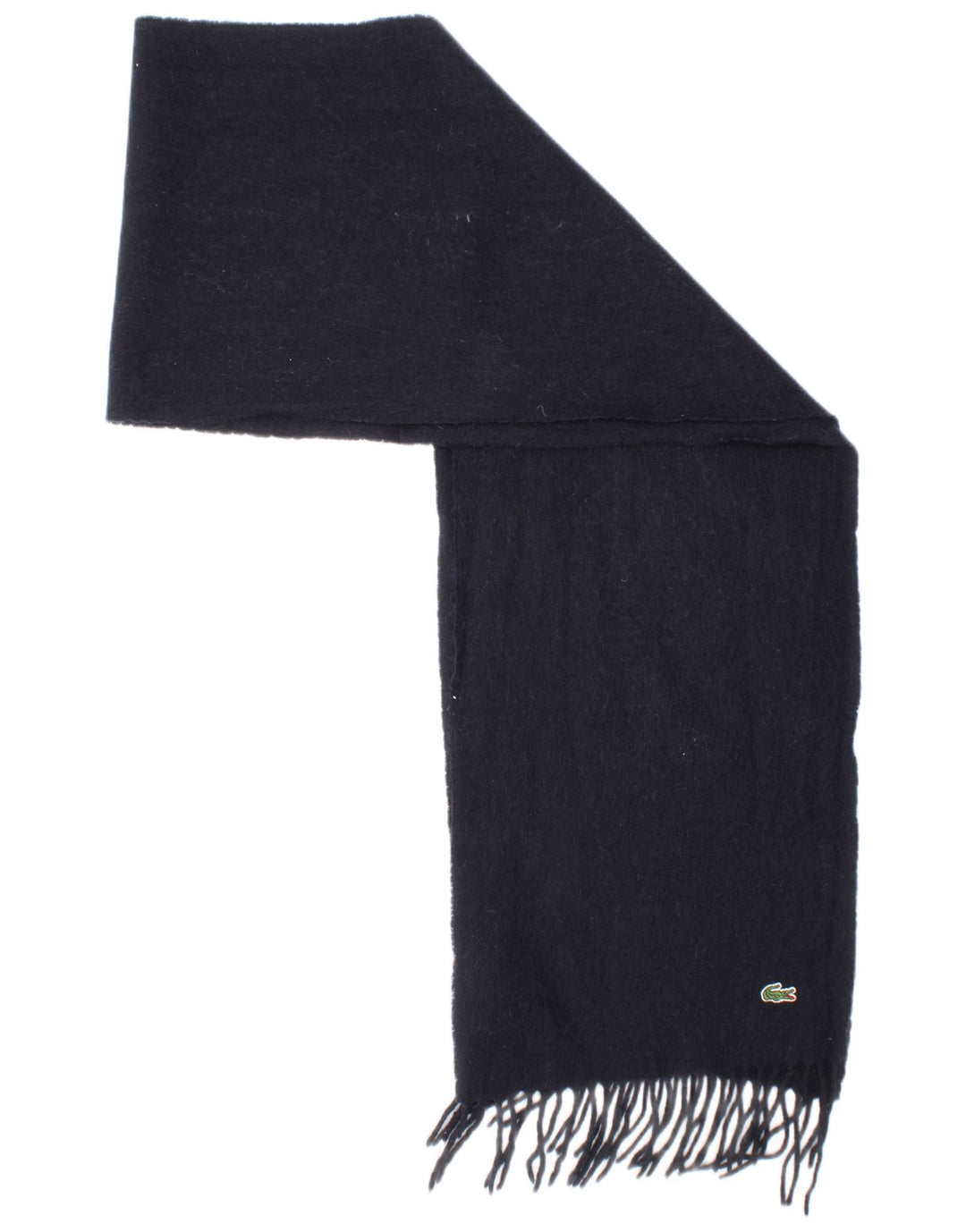 Bufanda Lacoste para hombre rectangular talla única lana azul marino clásica